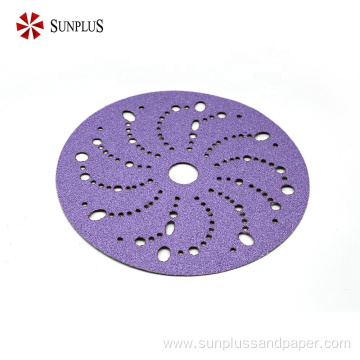 150mm Automotive Purple Ceramic Sanding Discs Film